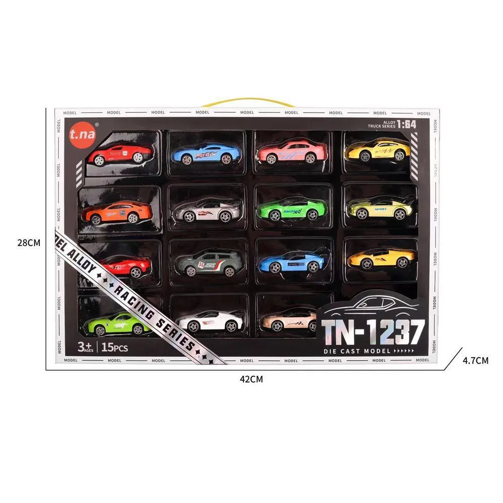 15-Piece Diecast Racing Series Set