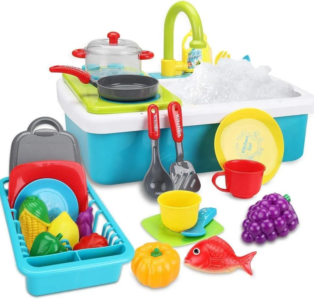 2 in 1 Dishwasher & Gas Stove Kitchen Suit  - Ages 4 