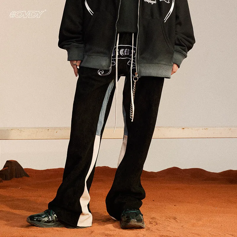 22FW Women's Street Style Denim Jeans with Embroidery Craftsmanship