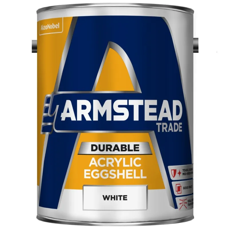 Armstead Trade Durable Acrylic Eggshell - White
