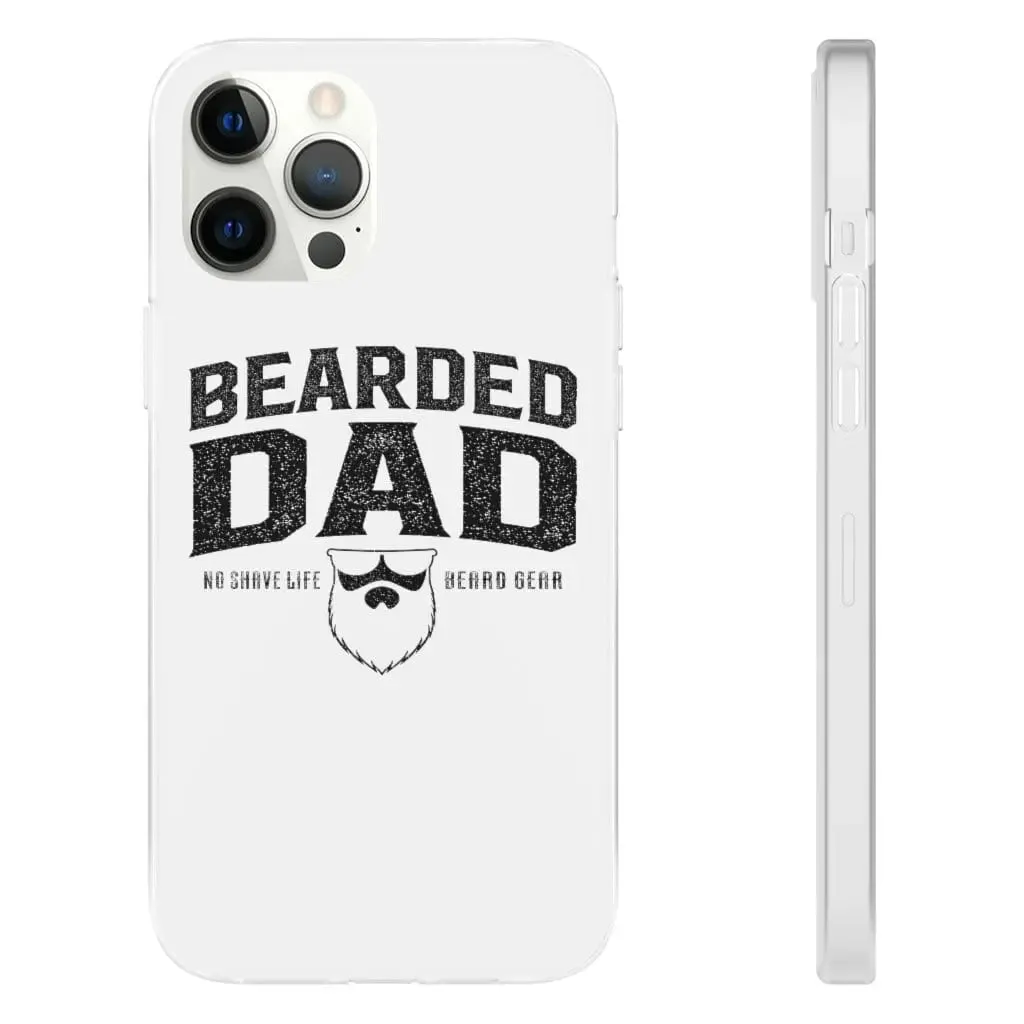 Bearded Dad White Durable Phone Case