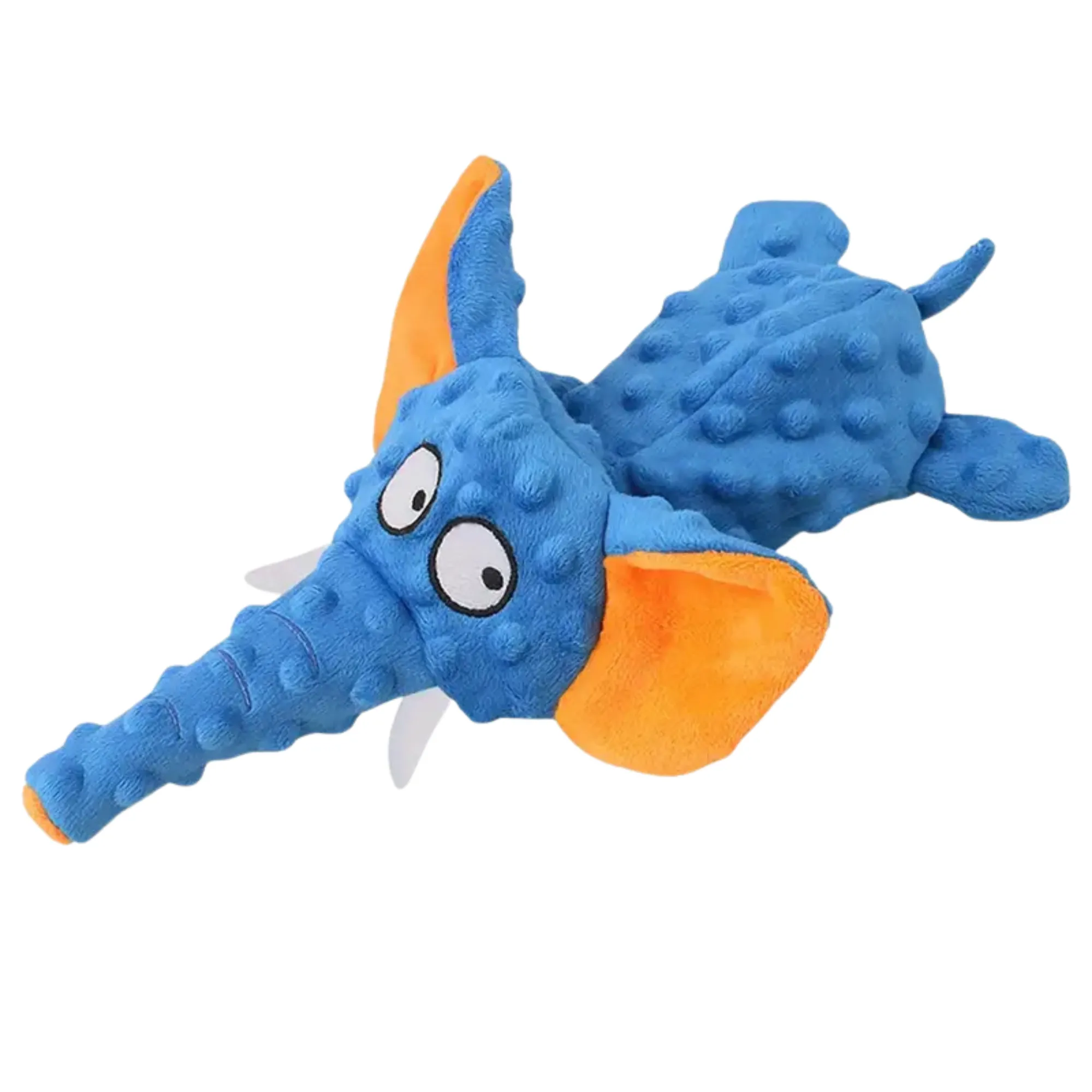 Durable Plush Elephant Toy (30cm) - Blue