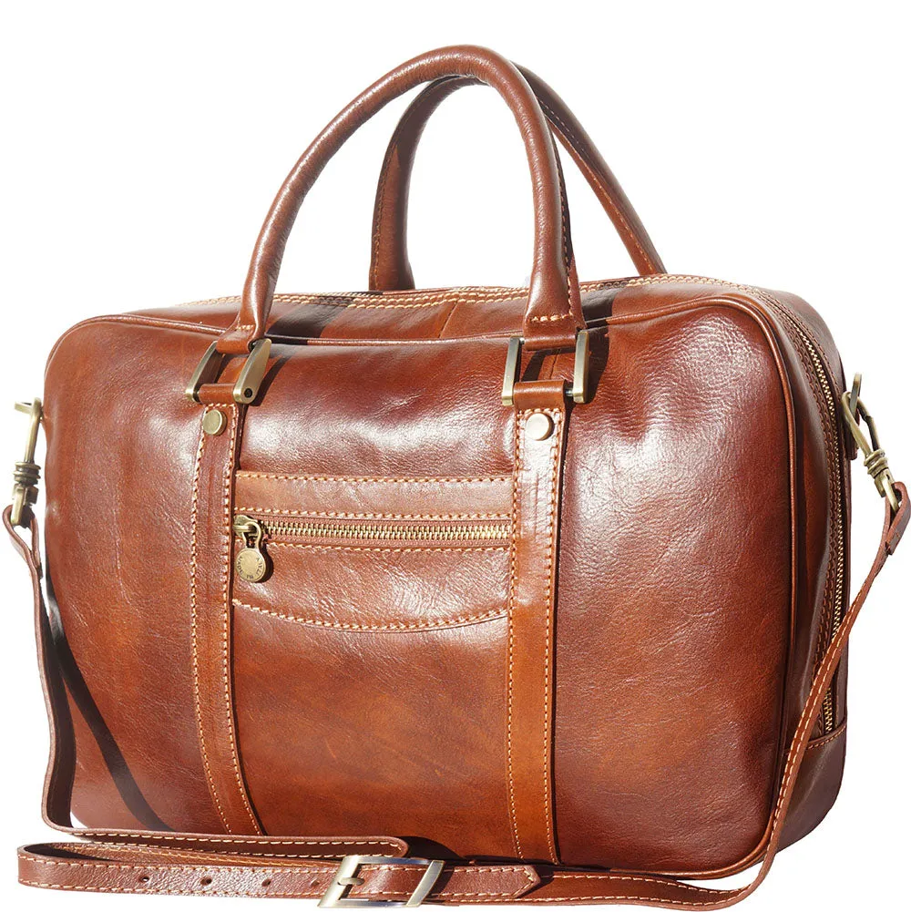 Gianpaolo leather briefcase