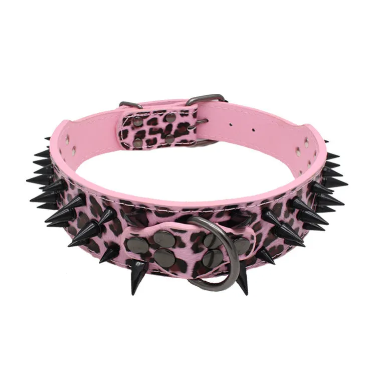 Large Explosion-Proof Rivet Pet Collar - Bite-Proof Design