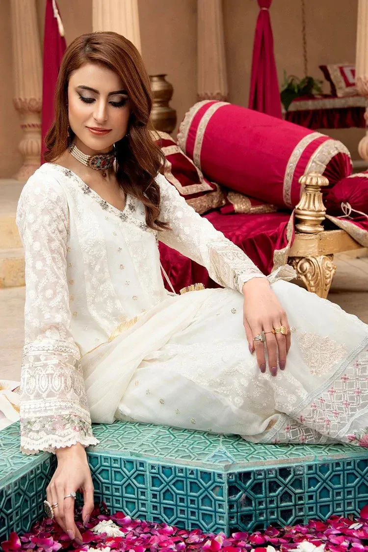 Manahils - Jal Pari RTW Collection - Angrakha-B-008-Off White