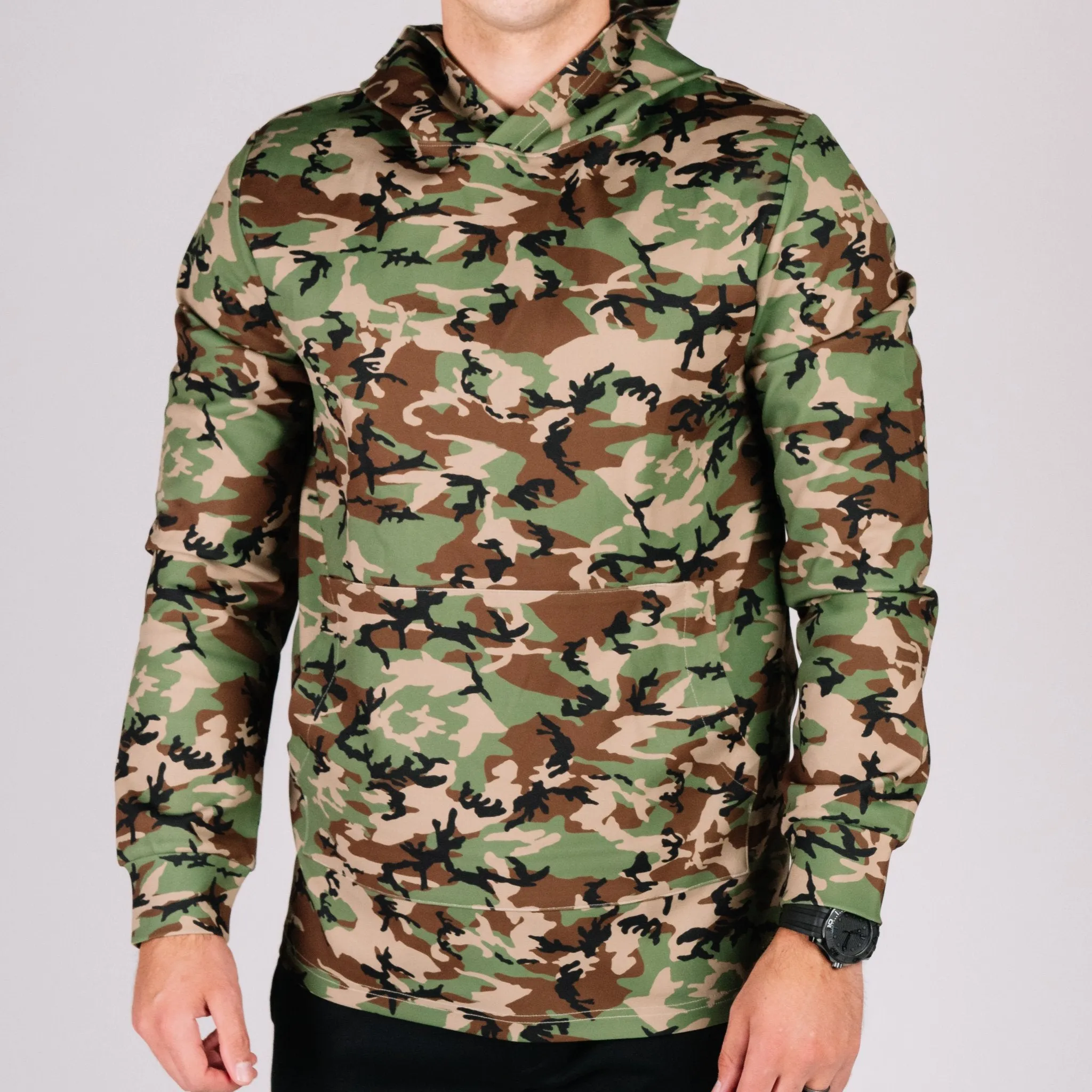 NEW! Durable Hoodie - Woodland Camo