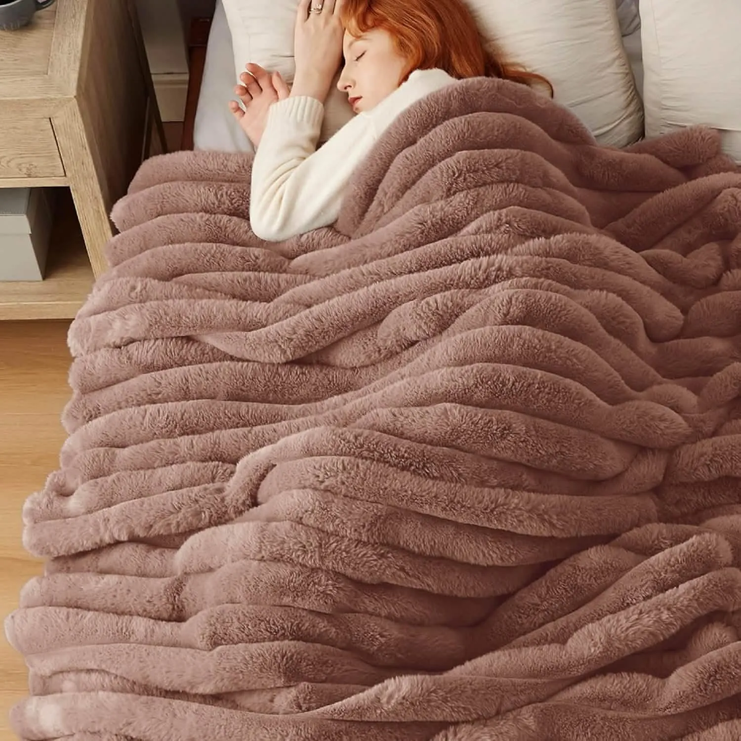 Plush Stripe Blanket