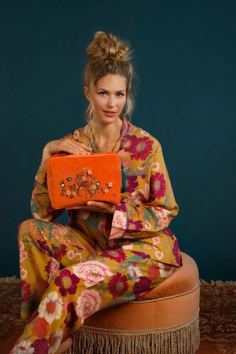 Powder Wash Bag Velvet - Fawn 13254