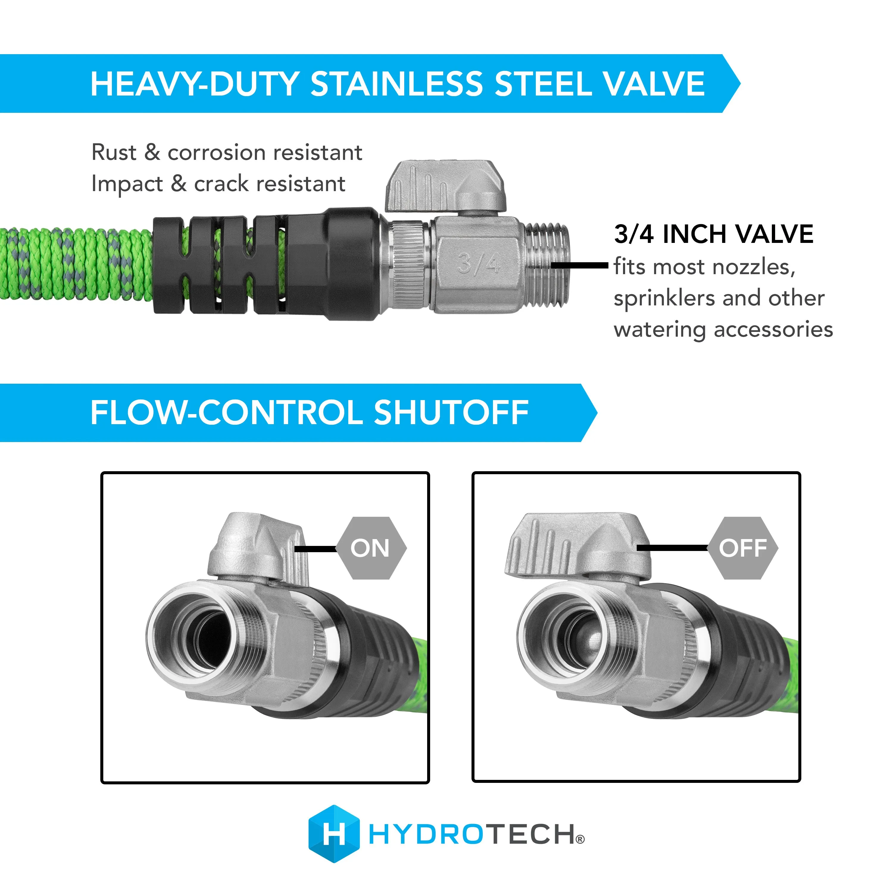 Pro Series Expandable 3/4 in Diameter x 50 ft. Max-Flow Hose