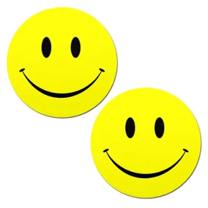 Smiley Faces: Bright Yellow Nipple Pasties