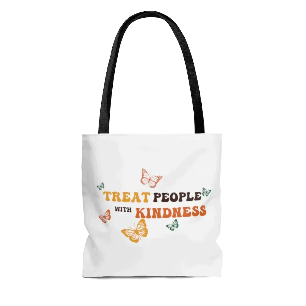 Treat People With Kindness, Retro Harry, Harry Styles Tote Bag, Fine Line, Kindness Reusable Bag, One Direction Beach Bag, Empathy Canvas