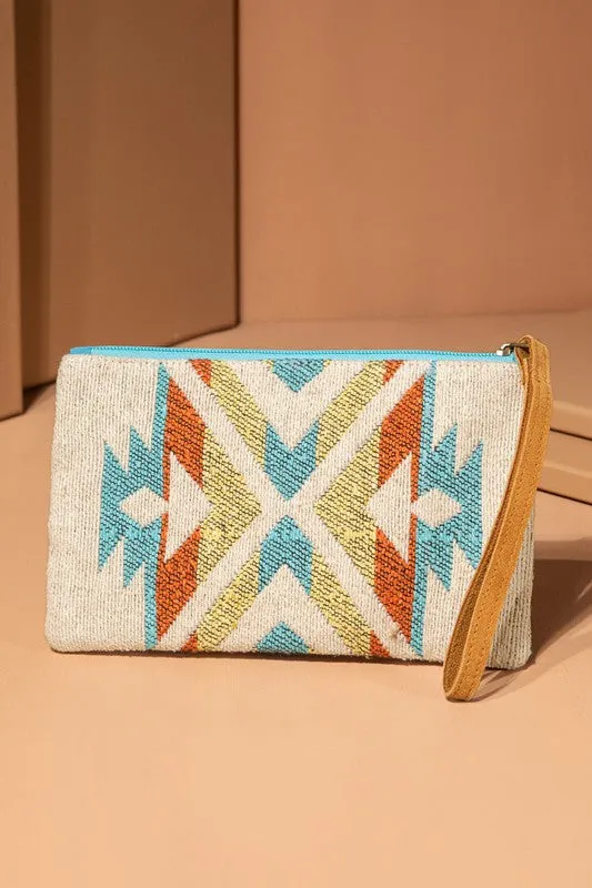 WOVEN TRIBAL PATTERN WRISTLET